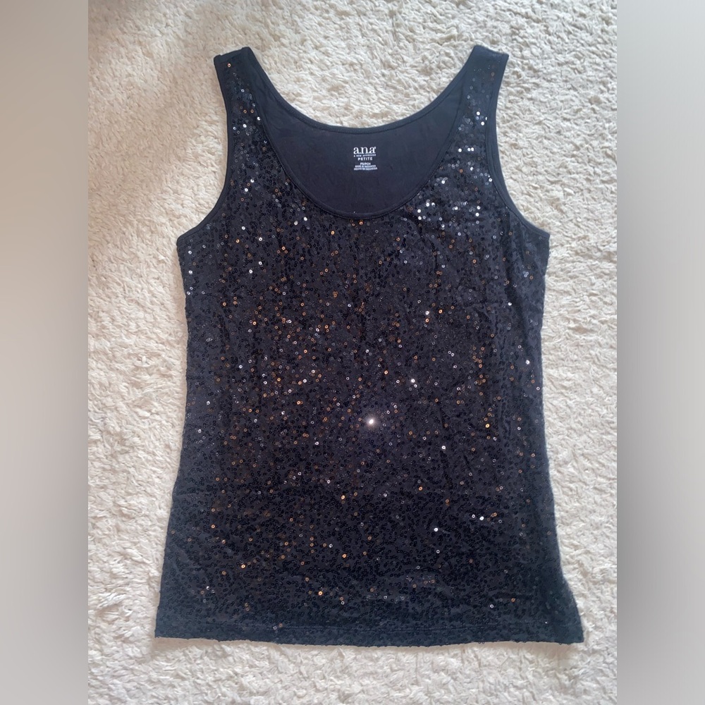 Y2K sequin tank top